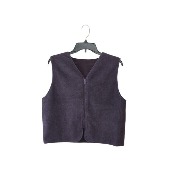 Retro Reversable Purple Vest Size M - Picture 4 of 5